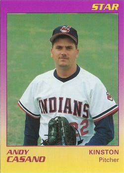 1989 Star Kinston Indians #5 Andy Casano Front