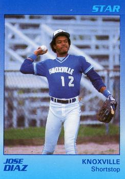 1989 Star Knoxville Blue Jays #3 Jose Diaz Front