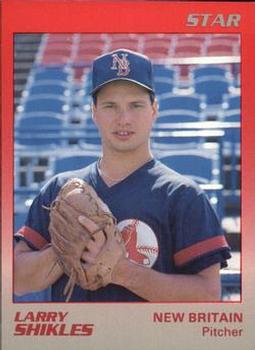1989 Star New Britain Red Sox #18 Larry Shikles Front