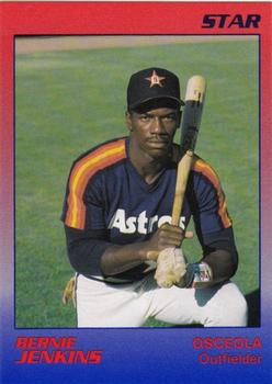 1989 Star Osceola Astros #9 Bernie Jenkins Front
