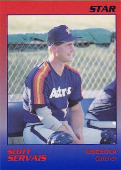 1989 Star Osceola Astros #20 Scott Servais Front