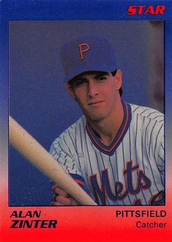 1989 Star Pittsfield Mets #29 Alan Zinter Front