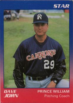 1989 Star Prince William Cannons #28 Dave Jorn Front