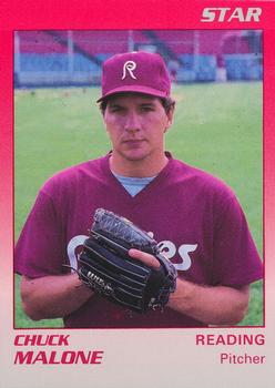 1989 Star Reading Phillies #17 Chuck Malone Front