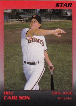 1989 Star San Jose Giants #4 Bill Carlson Front