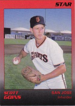 1989 Star San Jose Giants #10 Scott Goins Front
