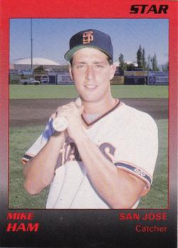 1989 Star San Jose Giants #12 Mike Ham Front