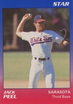 1989 Star Sarasota White Sox #18 Jack Peel Front