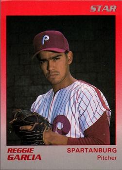 1989 Star Spartanburg Phillies #9 Reggie Garcia Front