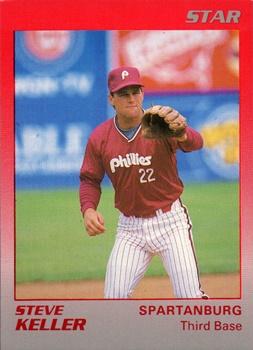 1989 Star Spartanburg Phillies #10 Steve Keller Front