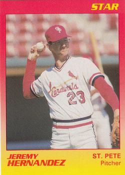 1989 Star St. Petersburg Cardinals #17 Jeremy Hernandez Front
