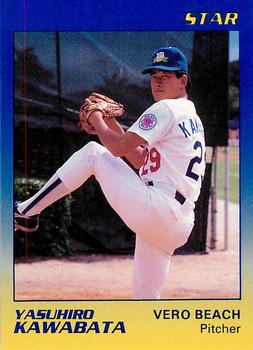 1989 Star Vero Beach Dodgers #13 Yasuhiro Kawabata Front