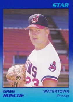 1989 Star Watertown Indians #20 Greg Roscoe Front
