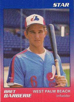1989 Star West Palm Beach Expos #2 Bret Barberie Front