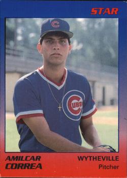 1989 Star Wytheville Cubs #6 Amilcar Correa Front
