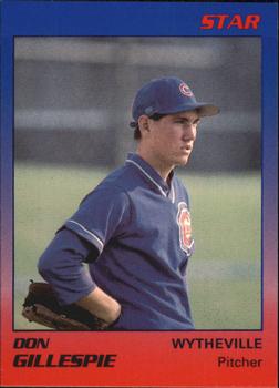 1989 Star Wytheville Cubs #12 Don Gillespie Front
