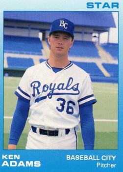 1988 Star Baseball City Royals #2 Ken Adams Front