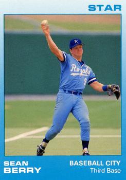 1988 Star Baseball City Royals #6 Sean Berry Front