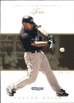 2005 Flair #14 Vernon Wells Front