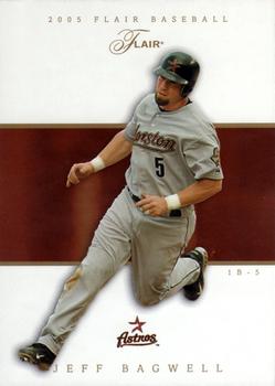2005 Flair #21 Jeff Bagwell Front