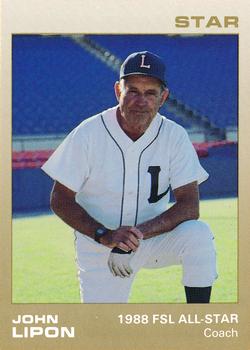 1988 Star Florida State League All-Stars #28 Johnny Lipon Front