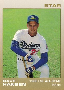 1988 Star Florida State League All-Stars #7 Dave Hansen Front