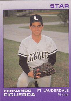 1988 Star Ft. Lauderdale Yankees #8 Fernando Figueroa Front