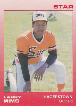 1988 Star Hagerstown Suns #12 Larry Mims Front