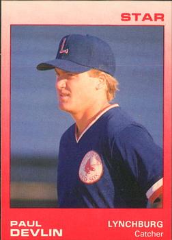 1988 Star Lynchburg Red Sox #6 Paul Devlin Front