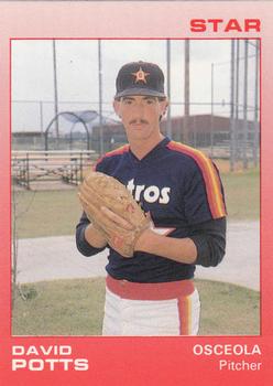 1988 Star Osceola Astros #21 David Potts Front