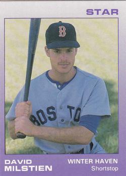 1988 Star Winter Haven Red Sox #13 David Milstien Front