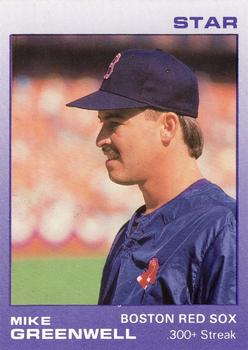 1989 Star Mike Greenwell Purple #5 Mike Greenwell Front