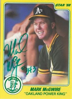 1988 Star Mark McGwire (Yellow) #1 Mark McGwire Front