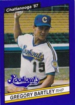 1987 Best Chattanooga Lookouts #3 Gregory Bartley Front