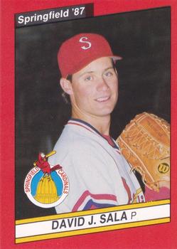 1987 Best Springfield Cardinals #16 David J. Sala Front