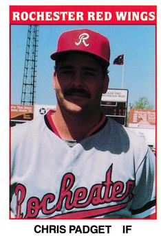 1987 TCMA Rochester Red Wings #12 Chris Padget Front