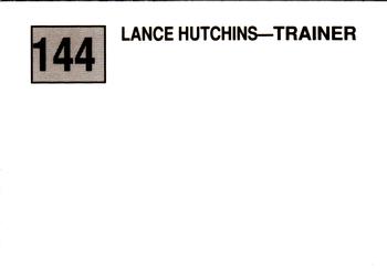 1988 Cal League #144 Lance Hutchins Back