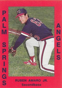 1988 Cal League #97 Ruben Amaro Jr. Front