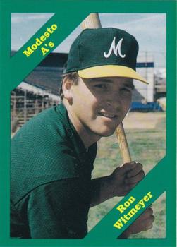 1989 Cal League #281 Ron Witmeyer Front