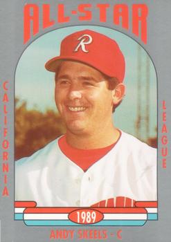 1989 Cal League All-Stars #20 Andy Skeels Front