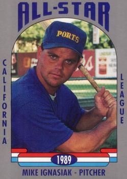 1989 Cal League All-Stars #39 Mike Ignasiak Front