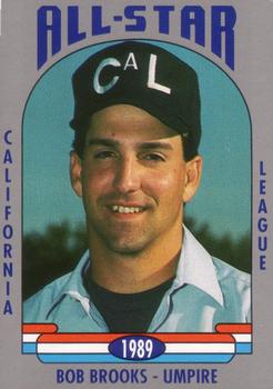 1989 Cal League All-Stars #54 Bob Brooks Front