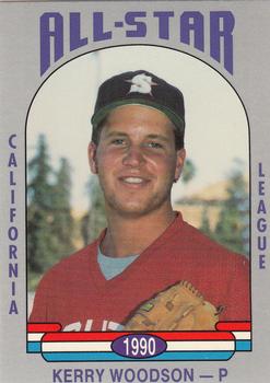 1990 Cal League All-Stars #19 Kerry Woodson Front