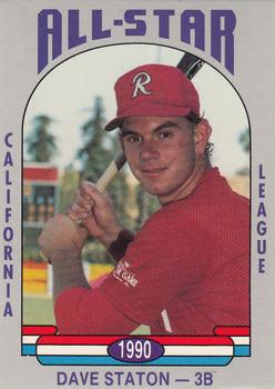 1990 Cal League All-Stars #1 Dave Staton Front