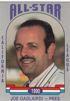 1990 Cal League All-Stars #27 Joe Gagliardi Front