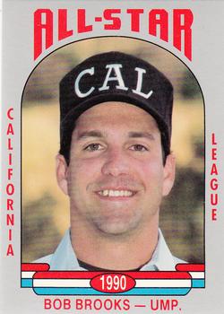 1990 Cal League All-Stars #33 Bob Brooks Front
