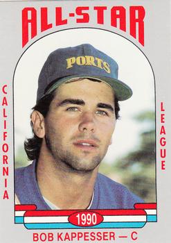 1990 Cal League All-Stars #48 Bob Kappesser Front