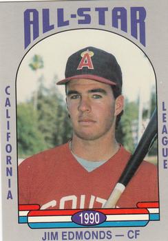 1990 Cal League All-Stars #6 Jim Edmonds Front