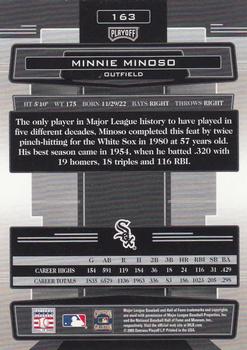 2005 Playoff Absolute Memorabilia #163 Minnie Minoso Back