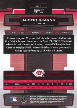 2005 Playoff Absolute Memorabilia #21 Austin Kearns Back